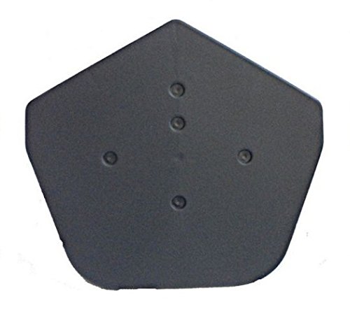 KloberKlober Dry Verge Ridge End Cap with Free Fixing Screws - Grey - Square Line