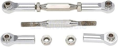 2pcs Silver Light Weight Servo Link Replacement Parts for RC HPI ST/MT/WR8
