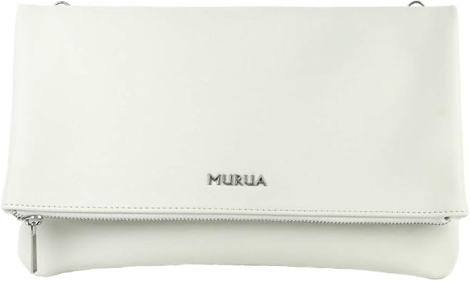 Amazon Murua ムルーア ベーシックシリーズ クラッチバッグ Mr B4 ホワイト クラッチバッグ