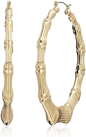 Guess Metal Hoops Women's Bamboo Hoop Earrings