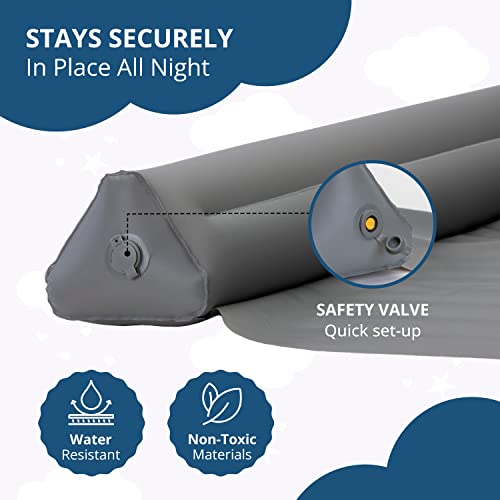 BANBALOO 2Pack Inflatable Bed Bumper for Children Child Fall