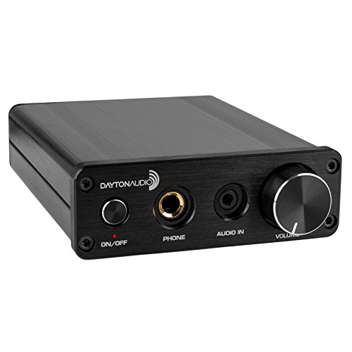 Dayton Audio DTA3116HP Class D Mini Amplifier with Headphone Amp 2 x 15W
