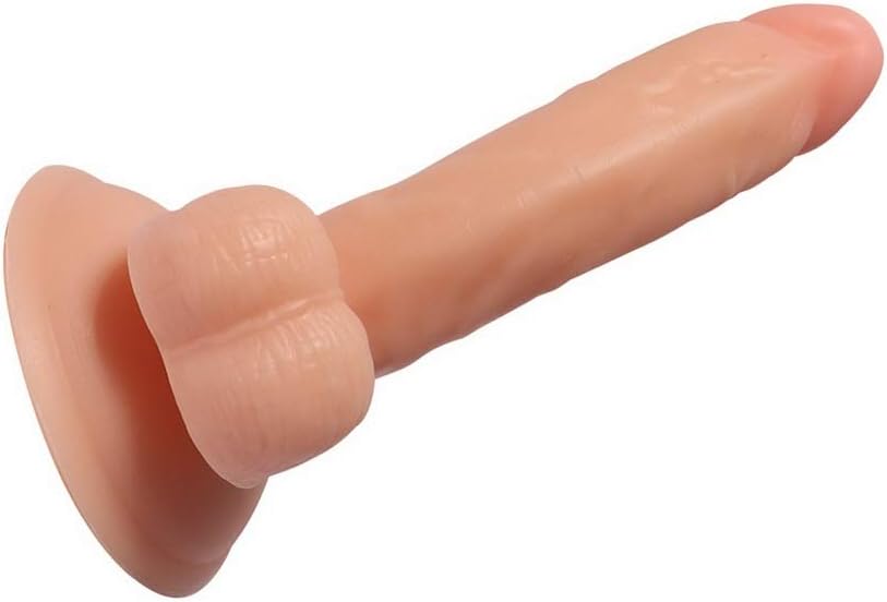 MeeMee Làrge Stràp ón, Flesh Color Insertable Soft Huge PVC Toy Head Relaxed Handheld Funny Simulated Women's Tool Strong 5.5 inch