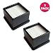 Crucial Vacuum Replacement Vacuum Filters - Compatible with Dirt Devil F-43 Easy Lite Cyclonic Bagless Foam Vacuum Cleaner Filter - HEPA Style - Replace Parts #F43 2PY1105000 1PY1106000 (2 Pack) primary