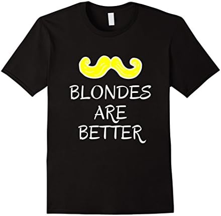 I Like Blondes Mustache Stache T-Shirt