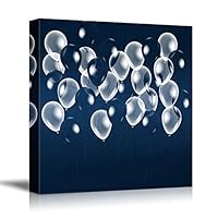 Canvas Wall Art Birds, Flowers, Owls, Butterflies Canvas Prints Home Artwork Decoration for Living Room, Bedroom - 12x12 inches