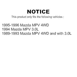 Front Inner Wheel Bearing Pair For Mazda MPV