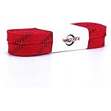 Rollerex Gladiator Waxed Hockey Skate Laces (Multiple Size and Color Options) (Rocket Red, 72