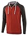HARBETH Men's Athletic Fit Full Zip Soft Fleece Hooded Sweatshirt Active Running Hiking Hoodie