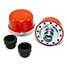 Assault Racing Products A4870-OR Orange Push-In Valve Cover Breather Set for Steel Covers w/ 1.25in Holes