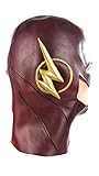 The Flash Mask Helmet Full Head Latex Halloween Costume
