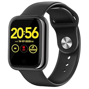 Wordcam Smartwatch, 3,3 cm (1,3 inch), sporthorloge met hartslagmeter, bloeddruk, stopwatch, calorieën, stappenteller…