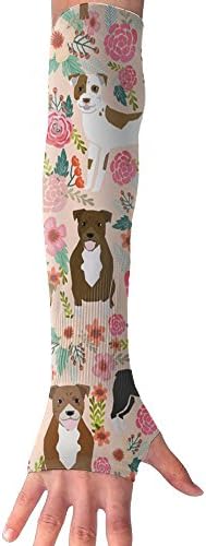 Pitbull Terriers Dog Long Sleeve Sun Protection Arm Sleeves Arm Cooling Sleeve Cycling Outdoor Sports Leisure