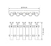 Brocraft Tackle Rack Fishing Rod Holder 5-Rod White / 5 Rod Rack