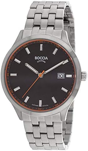 Boccia Mens Analogue Quartz Watch with Titanium Strap 3614-03