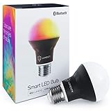 Smart Light Bulb : Bluetooth Smart Bulb No Hub Required Music Synch, App Controlled, Party Lights, Dimmable Night Light for Mood Lighting Multicolor Light Bulb, Smart Bulb by LUMENTY