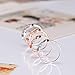 SOMEN TUNGSTEN 925 Sterling Silver Ring Infinity Knot Rings Eternity Wedding Band Size 5.5