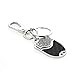 ARRIONO Harley-Davidson Bar & Shield Keychain Key Ring Chain Tag Fob Holder Simulated Carbon Fiber