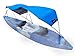Adventure Canopies Tandem Kayak Sun Shade (Marine Blue, 12 to 13.5' Kayaks/Canoes)