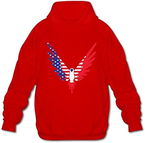 Men's Logan Paul American Flag Adult Cotton Hooded Sweatshirt