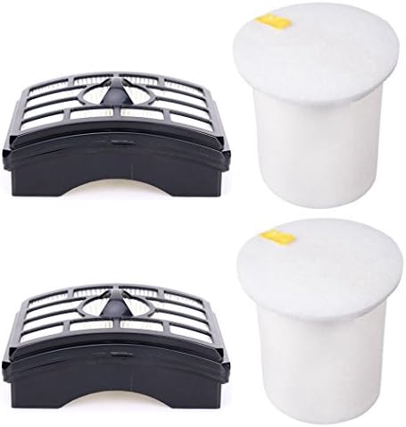 2-Pack Replacement HEPA Filter &amp; Foam Filter Kit for Shark Rotator Pro Lift-Away NV500 NV501 NV505 NV552