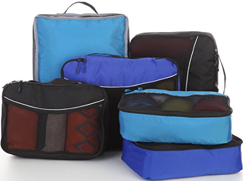 bago Packing Cubes For Travel - 10 Set Luggage and Accessories Organizer System