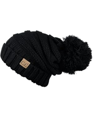 CC Exclusives Unisex Oversized Slouchy Beanie with Pom (HAT-6242POM)
