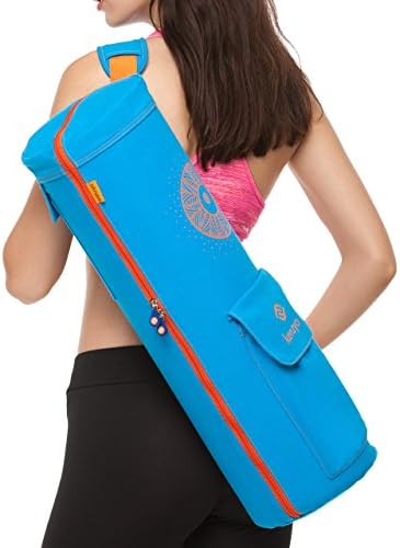 Yoga Mat Bag And Carrier by Kenzyo with Multi-Functional Storage Pockets, Adjustable Shoulder Strap, 4 Air Vents and Full Zip For Easy Access