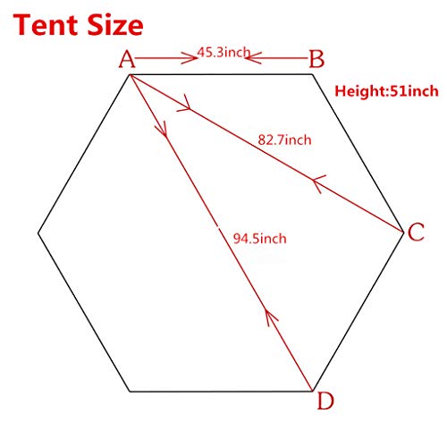 Anshinto Tent for Camping 3-4 Person, Outdoor Lightweight Backpacking Dome Tent for Ultralight 3-Season Camping and Expeditions with Easy Setup US Stock (Blue)