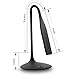 LED Desk Lamp, iXCC 360 Degree Rotatable Eye-Caring Table Lamp, Dimmable LED Lamp, Office Lamp (Touch Control, 3 Color Modes) - Black