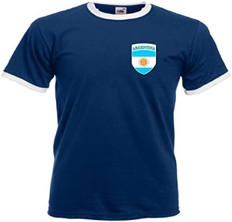Argentina Retro Argentine Republic Football / Rugby Team T-Shirt - All Sizes (Medium)
