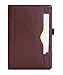 ProCase Samsung Galaxy Tab A 9.7 Case - Standing Cover Folio Case for 2015 Galaxy Tab A Tablet (9.7 inch, SM-T550 P550), with Multiple Viewing Angles, auto Sleep/Wake, Document Card Pocket (Brown)