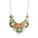 HuntGold Hot Luxury Jewelry Geometric Polygon Gem Acrylic Pendant Chain Choker Necklace