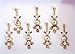 14 Bindis 2 Packs Of Gold Long Face Jewels Bollywood Bindis/Indian India Bindis/Bindi Sticker/Bindi Jewels/Face Jewels/Fancy Bindis Online/Golden bindi