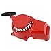 Alloy Pull Start Recoil Starter for 47cc 49cc Pocket Dirt Bike Mini ATV (red)