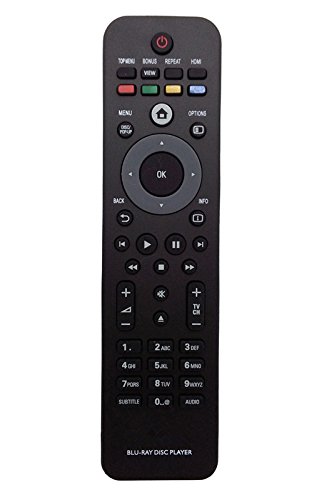 Vinabty Remote Controller BLU-RAY DISC PLAYER Compatible with BDP2850 BDP3000 BDP3100 BDP3200 BDP3280 BDP3380 BDP3406 BDP5100 BDP5180 BDP5406 BDP7300 BDP7500