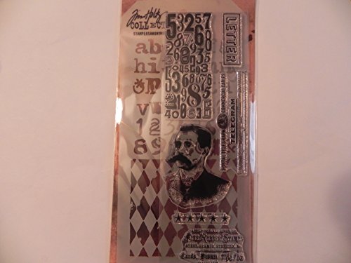 Tim Holtz Stamper's Anonymous Collection Stamp & Stencil - Postal