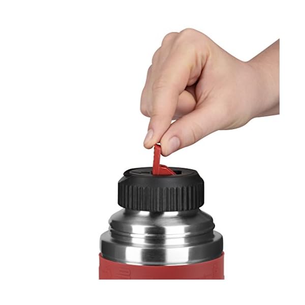 Emsa 515715 Senator Manschette Isolierflasche, Mobil genieÃen, 1,0 L, Safe Loc Verschluss, rot – Bild 8