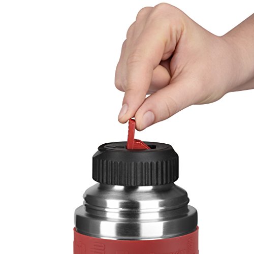 Emsa 515715 Senator Manschette Isolierflasche, Mobil genieÃen, 1,0 L, Safe Loc Verschluss, rot – Bild 8
