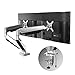 Loctek D7D Dual Monitor Mount LCD Arm for 10-27 inches Computer Screen Heavy Duty Swivel Desk Mounts Height Adjustable Gas Spring