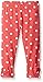 Gerber Graduates Girls Legging, Coral Dot, 12 Months