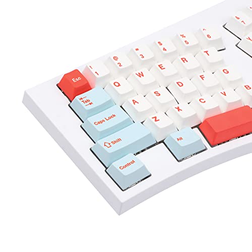 EPOMAKER Feker Alice Layout Gasket 68-Key Hot Swappable Bluetooth/2.4Ghz/ Type-C Wired/Wireless Gaming Keyboard, with 8000mAh Battery, NKRO, RGB Backlight, Dye-sub PBT Keycaps, for Win/Mac(White)
