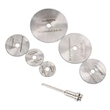 2013newestseller 6pcs HSS Rotary Tool Circular Saw Blades Cutting Discs Mandrel for Dremel Cutoff W Connecting Rod