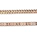 Stainless Steel Magnetic Therapy Bracelet Golf 4 Element Double Row Pain Relief for Arthritis and Carpal Tunnel-Rose Gold