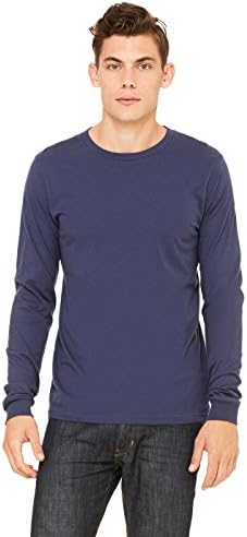 Zara Yoga Studio |LA| Men's Jersey Long Sleeve Tee (2 XLarge /Navy)