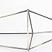 Wall Freestanding Hanging Metal Triangular Shape Tillandsia Air Plant Holder Rack Geometric Himmeli Sculpture Bronze Color (HEIGHT 9.8 inches) No Plants