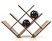 Wine Rack Wine Holder Wine Storage 8 Bottle Rack Horizontal Storage Compact Design Made of Organic Bamboo by Intriom Bamboo Collection