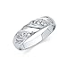 Universal Jewels 14k White Gold Solid Men's Wedding Band 6mm