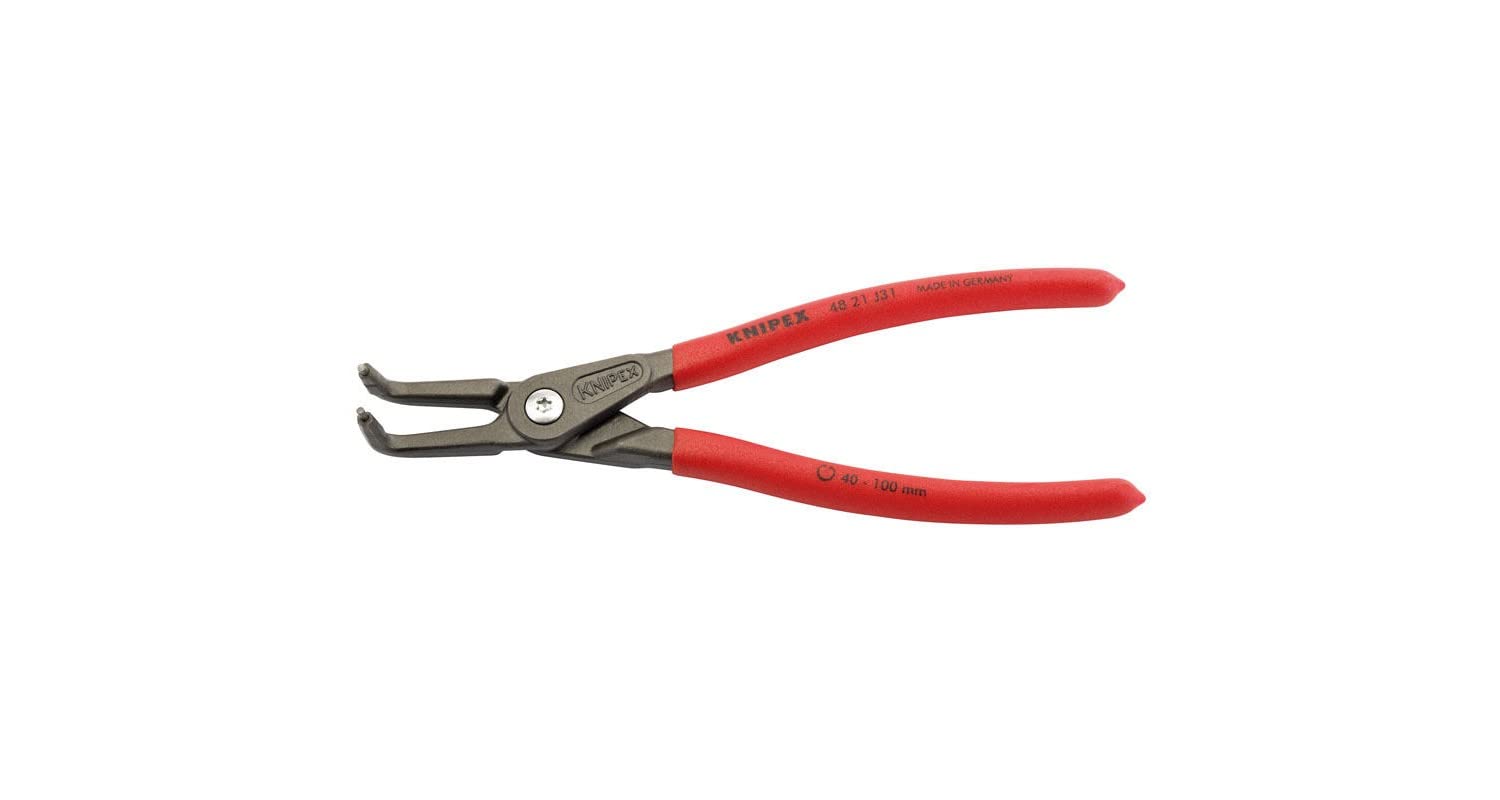 Knipex 75086 210mm 90° Internal Straight Tip Circlip Pliers 40-100mm Capacity