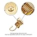 Coideal Small Curtain Clips Gold - 100 Pack Stainless Steel Curtain Hooks for Hanging Party String Lights Indoor, Art Crafts, Christmas Wedding Decoration (Light Gold)